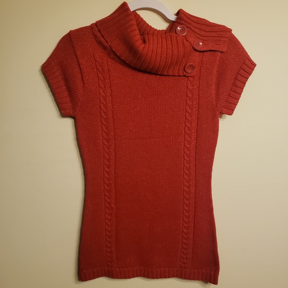 Women's short sleeve sweater